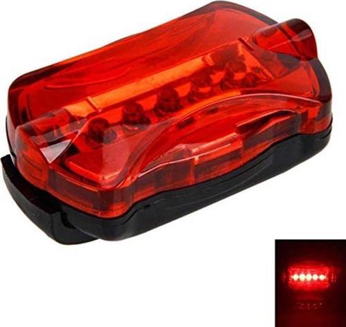 Arka Led Işık Bisiklet Arka Lambası Çok Fonksiyonlu Arka Işık Kırmızı Uyarı Işığı