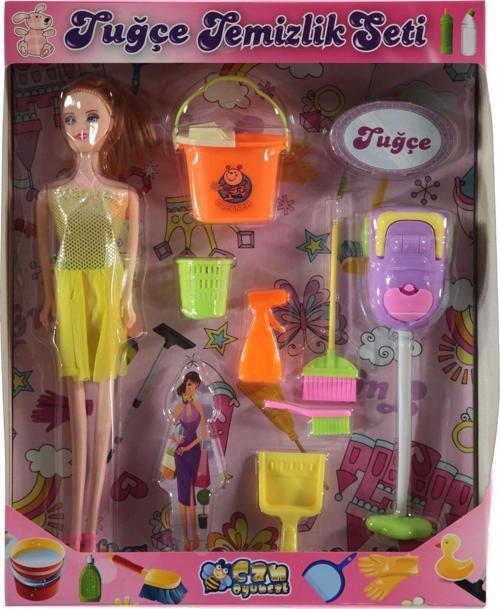 Bebekli Temizlik Seti Kutulu Oyuncak Can 5599A