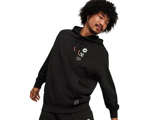 Puma X Staple Graphic Hoodie Erkek Günlük Sweatshirt 62472501 Siyah