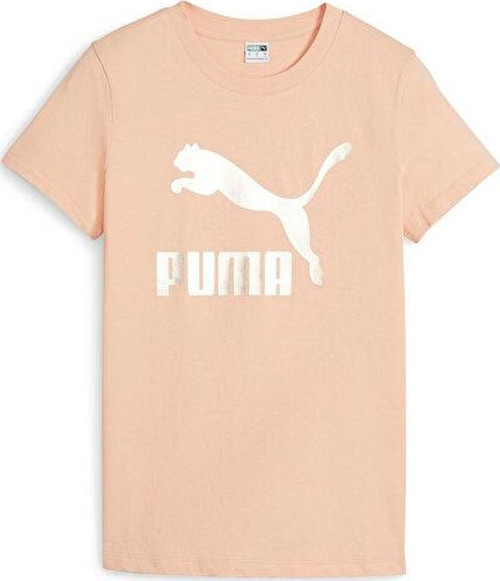 Classics Shiny Logo Tee Kadın Günlük Tişört 62559745 Krem