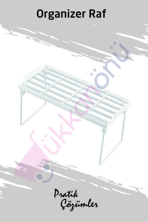 Simple Dolap Içi Organizer Raf Mutfak Masası Tezgah Üstü Düzenleyici Küçük