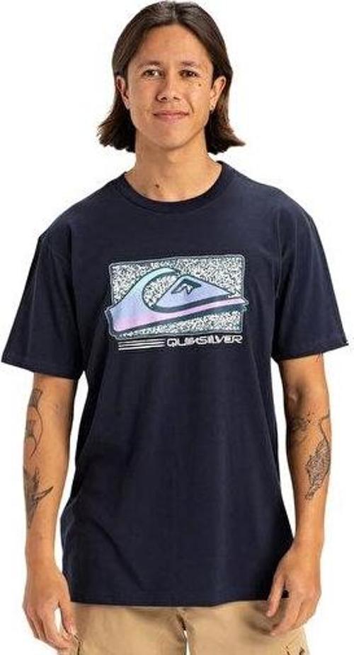 Retro Fade Ss Erkek Günlük Tişört EQYZT08058-KTP0 Lacivert