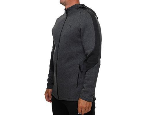 Evostripe Core Fz Hoodie Erkek Günlük Ceket 63152907 Gri