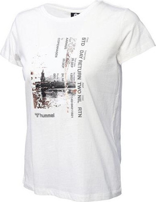 Hmldromme T-Shirt Kadın Günlük Tişört 911490-9003 Beyaz