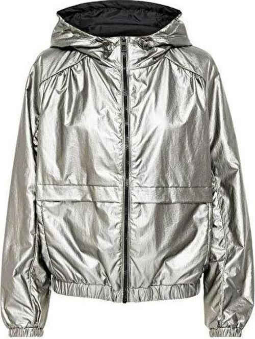 Onlerin Metallic Jacket Otw Silver Kadın Günlük Ceket 15244657-SILVER Gri