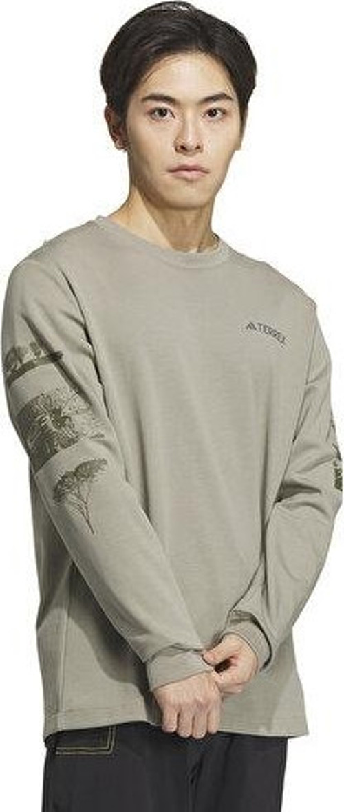 Natgeo Ls Tee Erkek Günlük Sweatshirt IS9509 Haki