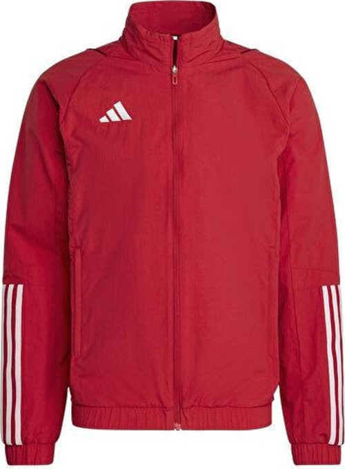 Tiro23 C Pre Jk Erkek Futbol Antrenman Ceketi HI3054 Kırmızı
