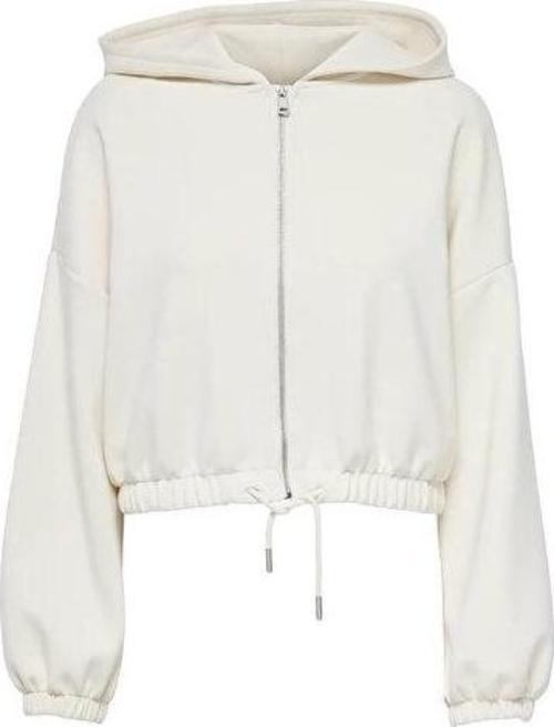 Onlscarlett L/S Zip Hood Swt Noos Kadın Günlük Ceket 15210679-BIRCH Krem