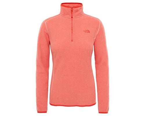 Turuncu Kadın Outdoor Ceketi T92Uav2Ur W 100 Glacier 1/4 Zip