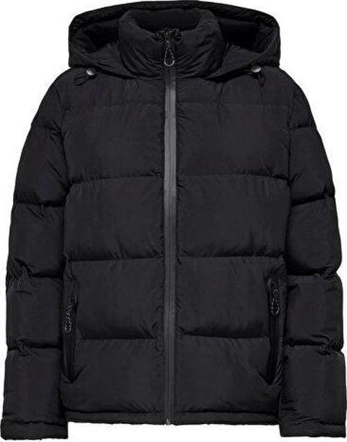 Onlpaula Premium Puffer Kadın Günlük Mont 15326656-BLACK Siyah