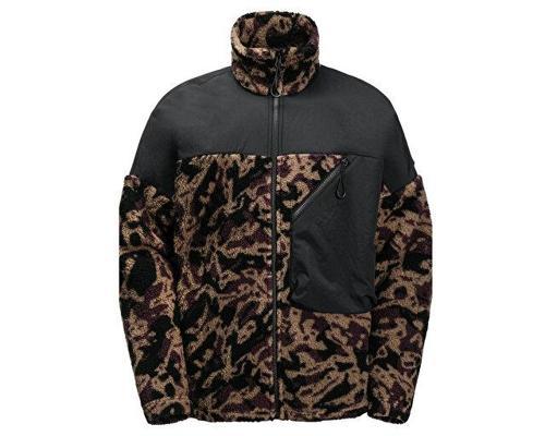Maarweg Print Jkt Erkek Outdoor Peluş Ceket 1711231-8889 Siyah