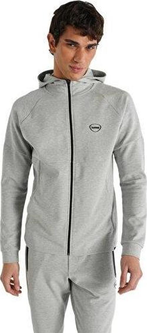 Inter Zip Hoodie Erkek Günlük Ceket 921257-2006 Gri