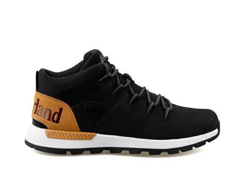 Mid Lace Up Sneaker Erkek Trekking Bot Ve Ayakkabısı TB0A24AB0151 Siyah