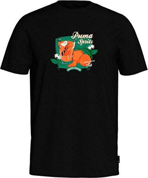 Graphics Spritz Tee Erkek Günlük Tişört 62541401 Siyah