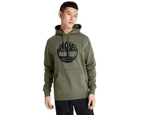 Core Tree Logo Pull Over Hoodie Erkek Günlük Sweatshirts TB0A2BJHZ281 Yeşil