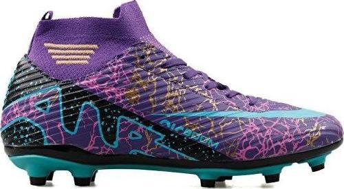 Erkek Çim Zemin Kramponu MKRP-MOR-TURKUAZ-DESENLI Mor