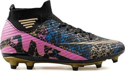 KRP Siyah Altın Desenli Çocuk Çim Zemin Kramponu KRP-SIYAH-ALTIN-DESENLI Siyah