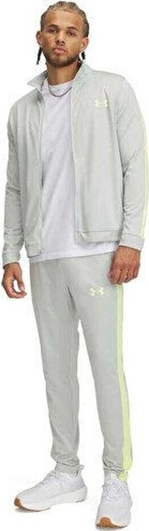 Ua Rival Knit Track Suit Erkek Günlük Eşofman Takımı 1357139-377Gri