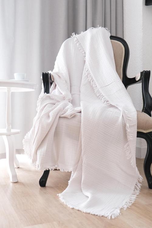 Athena Serisi Çift Kişilik 4 Katlı Müslin Battaniye