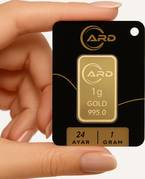 ARD 1 gram Altın 24 Ayar Külçe Altın