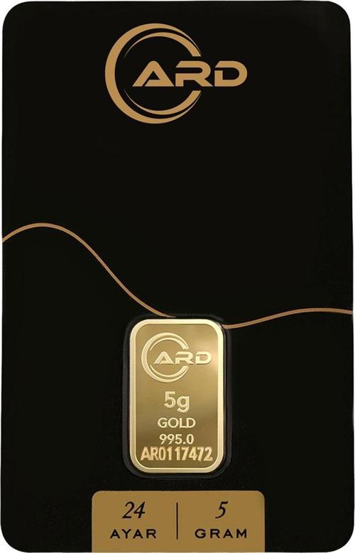 ARD 5 gr 995 24 Ayar Külçe Altın