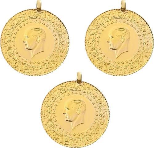 Eski Kulplu Ziynet Tam Altın 3 Adet