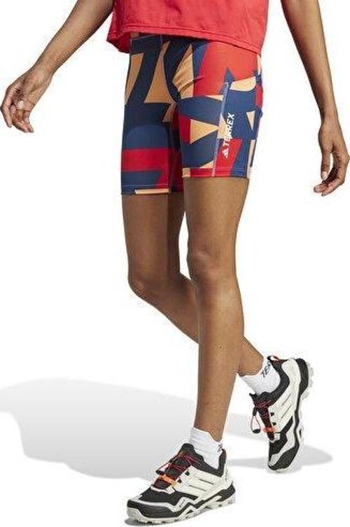 Wmt 8In T Aop Kadın Koşu Taytı JE9417 Turuncu