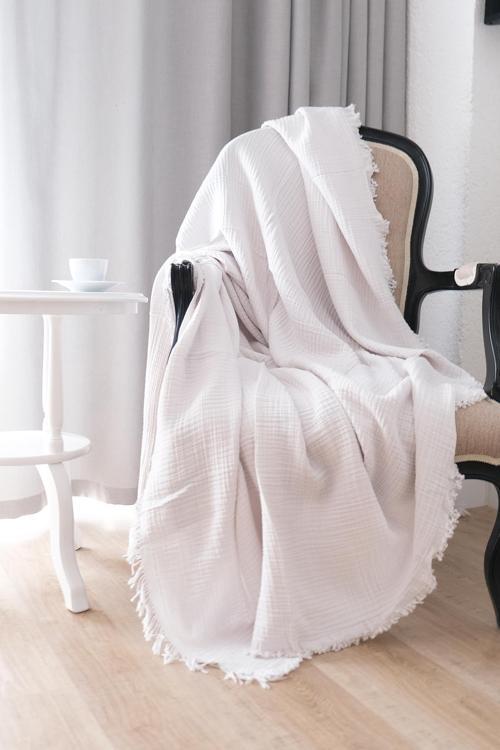 Athena Serisi Çift Kişilik 4 Katlı Müslin Battaniye