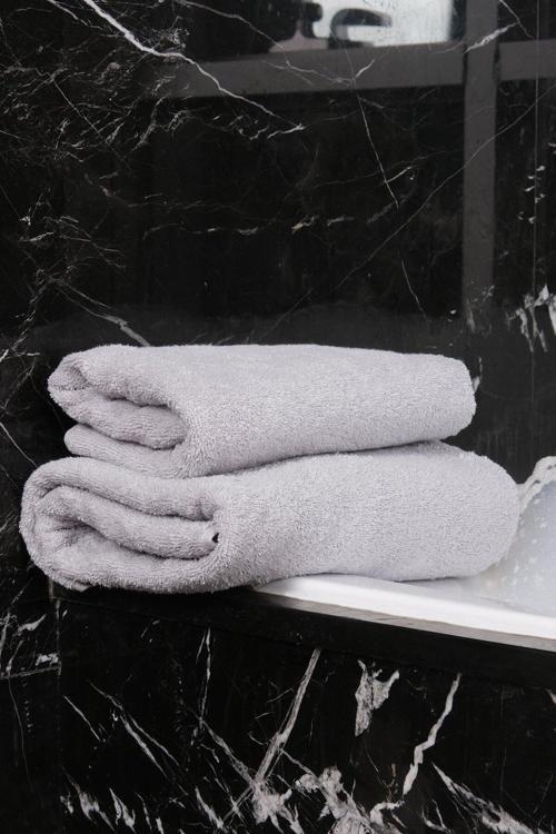 Sofya Serisi 2'Li Otel / Plaj Havlu Takımı Gri