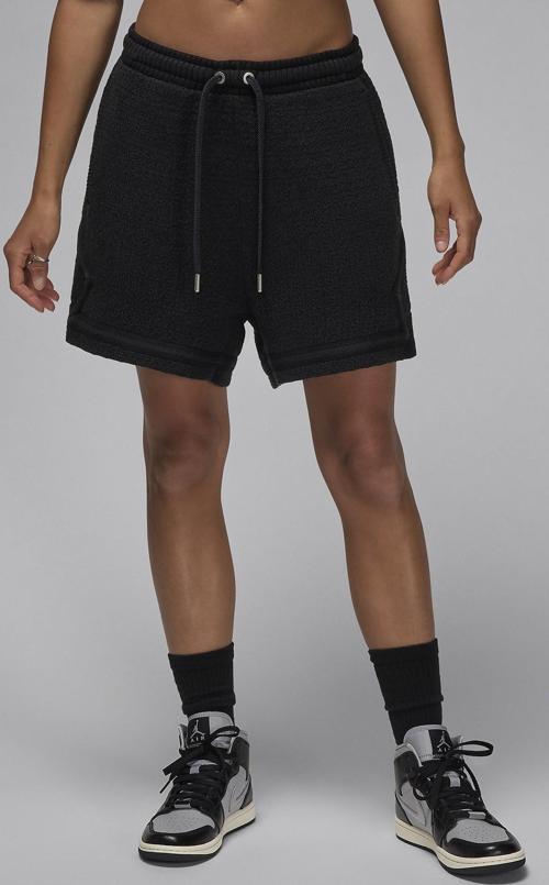 Air Jordan Loose Fit Women's Knit Shorts Kadın Bol Kesim Örgü Şort Siyah
