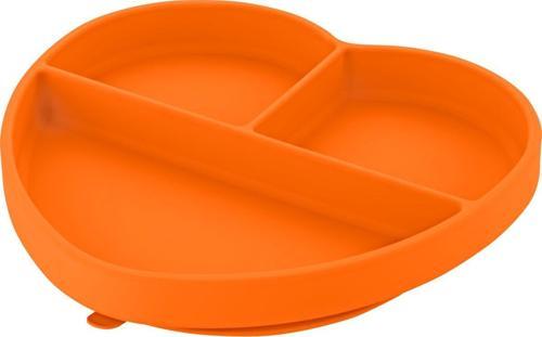 Vakumlu Silikon Mama Tabağı Sunset Turuncu