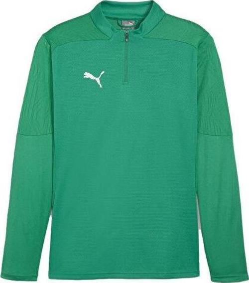 Teamfinal Training 1/4 Zip Erkek Futbol Antrenman Uzun Kollu Tişört 65855105 Yeşil