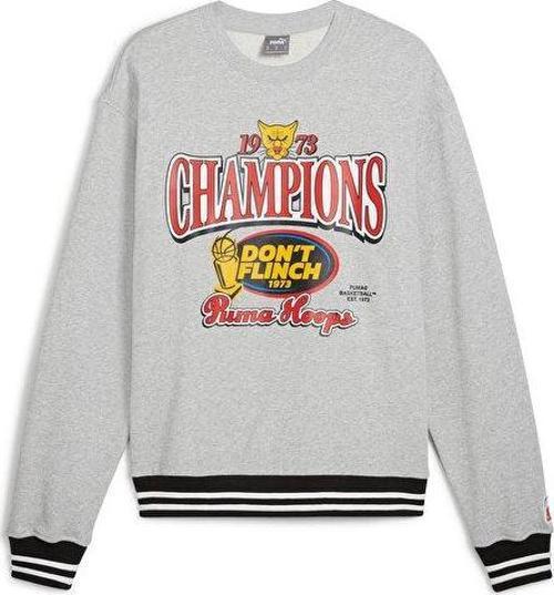 Champs Crew Erkek Basketbol Sweatshirts 62720901 Gri