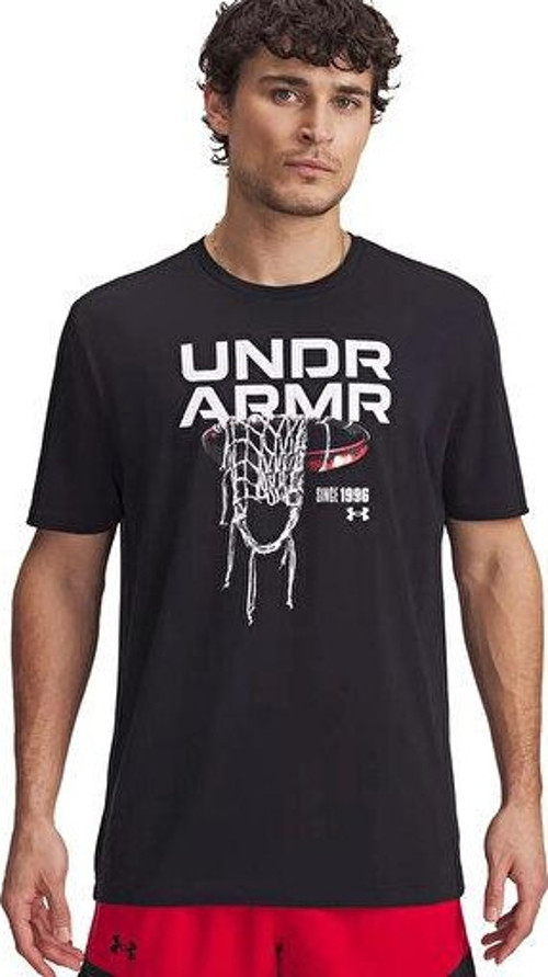 Ua M 60/40S Hoops Net Ss Erkek Basketbol Tişörtü 1390188-001 Renkli