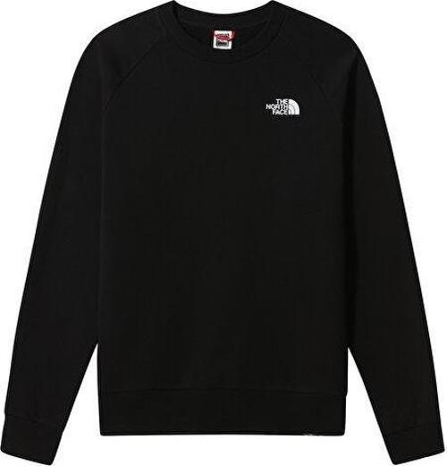 M Raglan Redbox Crew Erkek Outdoor Sweatshirts NF0A4SZ9JK31 Siyah