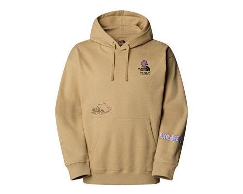 U Mountain Cleanup Oversized Hoodie Unisex Outdoor Sweatshirts NF0A8C2VLK51 Haki