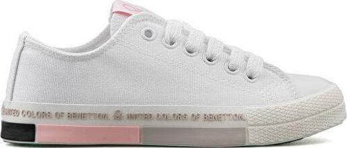 Benetton Bn 70017 Beyaz Pudra Kadın Günlük Ayakkabı BN-70017-BEYAZ-PUDRA Beyaz