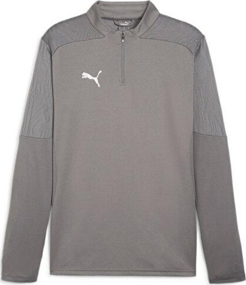 Teamfinal Training 1/4 Zip Erkek Futbol Antrenman Uzun Kollu Üst 65855113 Gri
