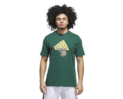 Fdn Illustr Tee Erkek Basketbol Tişörtü JX1739 Yeşil