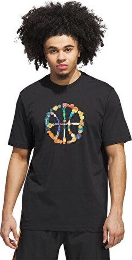 Dawn2Dusk Tee 4 Erkek Basketbol Tişörtü JV8424 Siyah