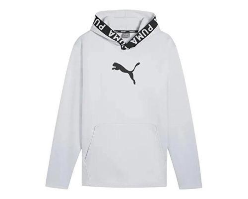 Train Pwr Fleece Hoodie Erkek Antrenman Sweatshirts 52089399 Gri
