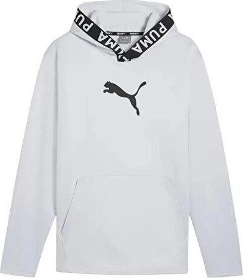 Train Pwr Fleece Hoodie Erkek Antrenman Sweatshirts 52089399 Gri