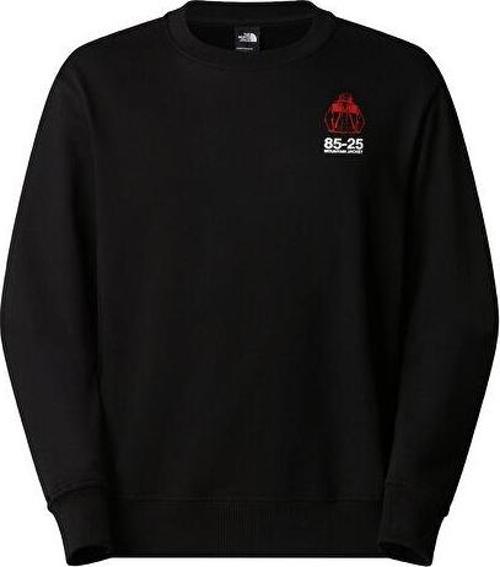 U Mnt Jacket Anniversary Relaxed Crew Unisex Günlük Sweatshirt NF0A8DN6JK31 Siyah