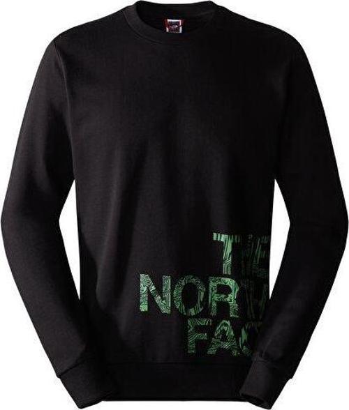 M Blown Up Logo Crew Erkek Outdoor Sweatshirts NF0A854AJK31 Siyah