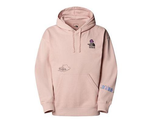 U Mountain Cleanup Oversized Hoodie Unisex Outdoor Sweatshirts NF0A8C2VLK61 Pembe
