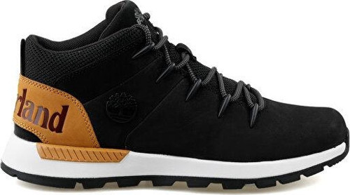 Mid Lace Up Sneaker Erkek Trekking Bot Ve Ayakkabısı TB0A24AB0151 Siyah
