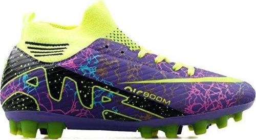 Erkek Çim Zemin Kramponu MKRP-MOR-SARI-DESENLI Mor