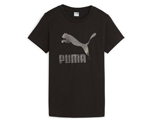 Classics Shiny Logo Tee Kadın Günlük Tişört 62559701 Siyah