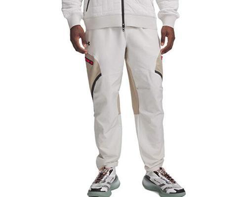 Ua Unstoppable Cargo Pant Erkek Günlük Kargo Eşofman Altı 1390256-110 Beyaz