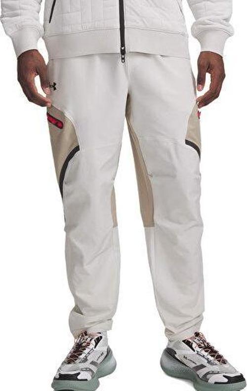 Ua Unstoppable Cargo Pant Erkek Günlük Kargo Eşofman Altı 1390256-110 Beyaz